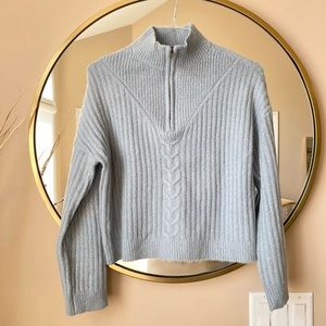 AQUA KNIT SWEATER BABY BLUE